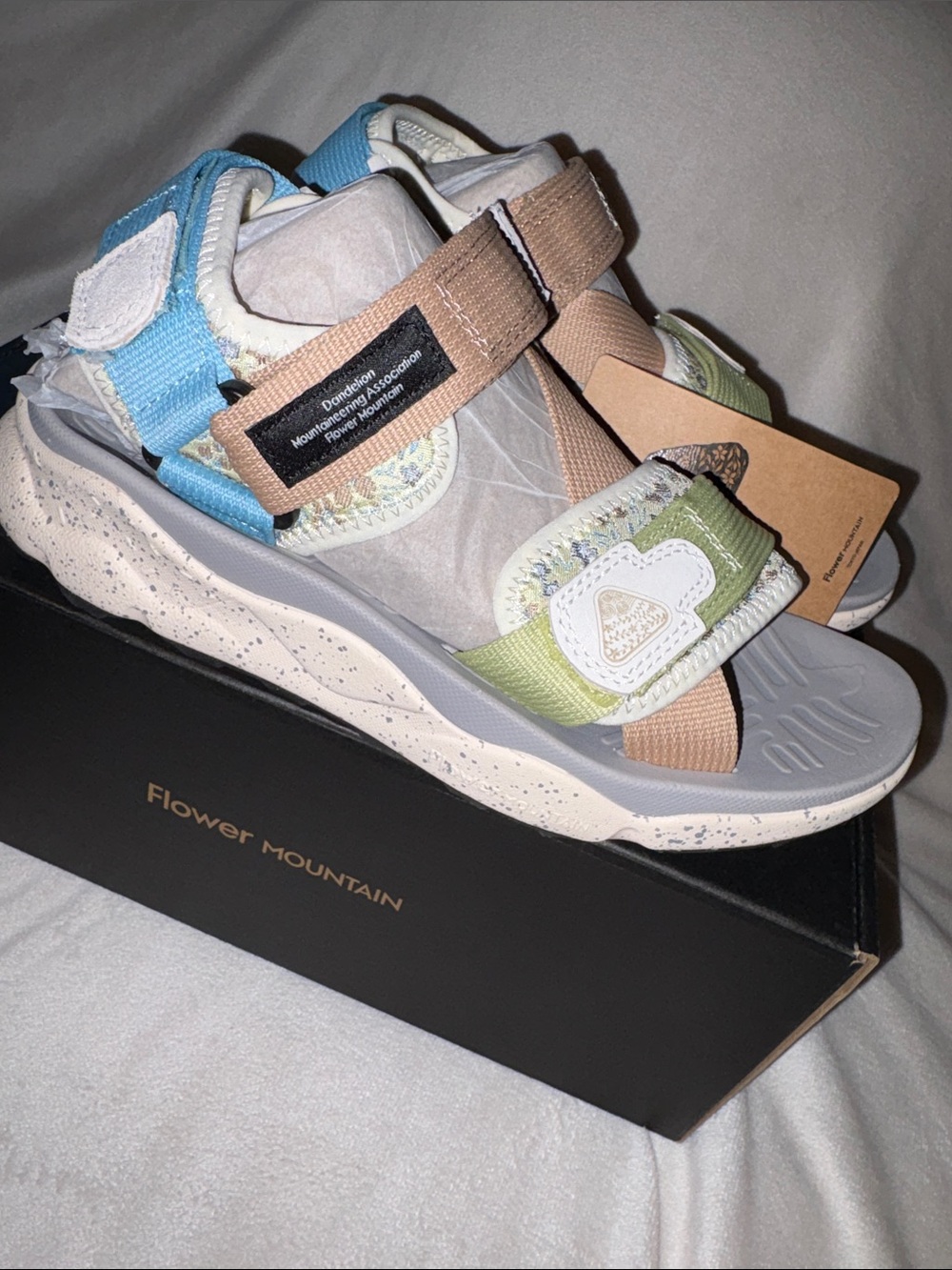 NWT Flower Mountain Nazca 2 Sandal in Light Green - Picture 11 of 16